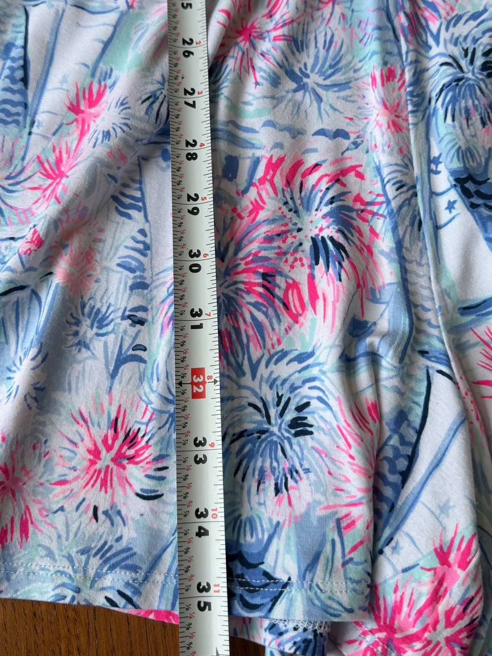 Lilly Pulitzer Lala Romper Sea to Shining Sea Fireworks Sailboats Pockets L - Picture 10 of 11